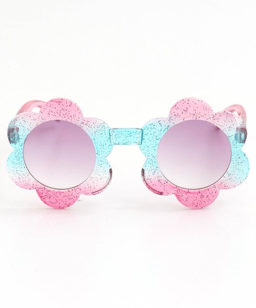 BREEZE(ブリーズ)の「キッズサングラス(フラワー・クリアレインボー)(サングラス・キッズ・マルチ・FREE)」の4枚目の写真