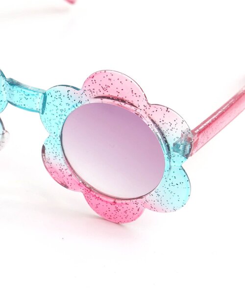 BREEZE(ブリーズ)の「キッズサングラス(フラワー・クリアレインボー)(サングラス・キッズ・マルチ・FREE)」の5枚目の写真