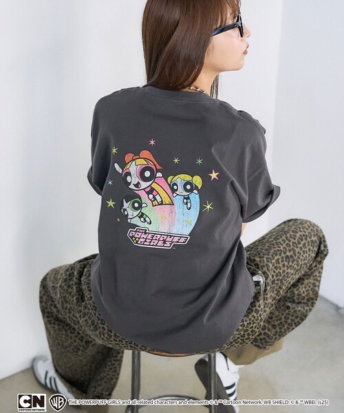 POWER PUFF GIRLS パワーパフガールズプリント Tシャツ XXL POWER PUFF GIRLS パワーパフガールズプリント Tシャツ XXL t