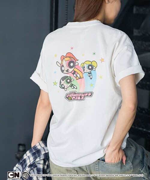 Hanes パワーパフガールズ Tシャツ XL バックプリント Hanes パワーパフガールズ Tシャツ XL バックプリント