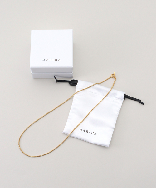 MARIHA / マリハ Silent Rain POPCORN CHAIN ネックレス S 40cm 【公式