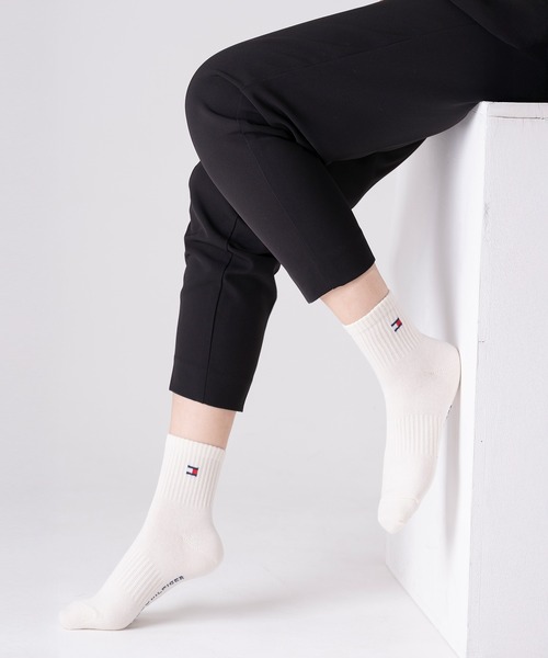 TOMMY HILFIGER（トミーヒルフィガー）の「【別注】TOMMY HILFIGER/トミーヒルフィガー ブランド ロゴ 靴下 抗菌防臭 くるぶし スニーカーソックス ショートソックス 3足セット 23cm 24cm 25cm 26cm 27cm（ソックス/靴下・メンズ・その他2/その他3/その他4/その他・23cm～25cm/25cm～27cm）」の9枚目の写真