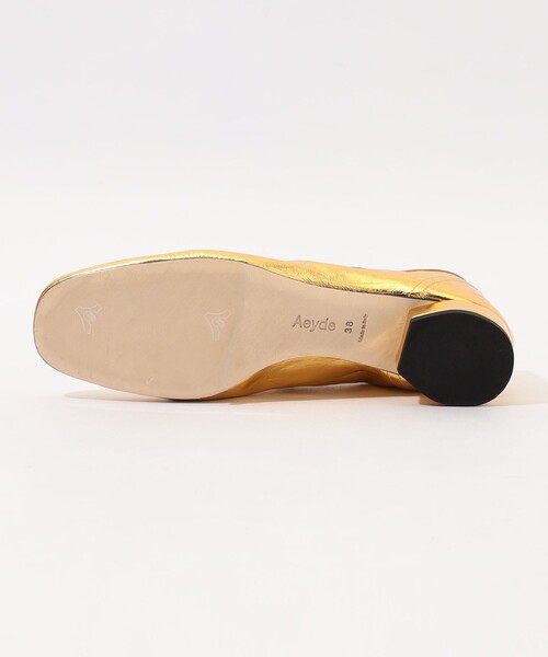 TOMORROWLAND (トゥモローランド)の「Aeyde PIPPA Ballet Flats シューズ(その他シューズ・レディース・ゴールド・38/37/36)」の4枚目の写真
