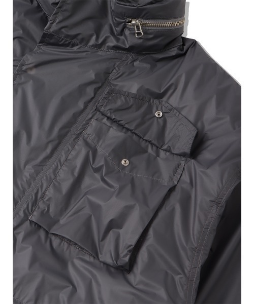 YDOT(ワイドット)の「【YDOT / ワイドット】 7DN LIGHTWEIGHT FIELD JACKET(ナイロンジャケット・メンズ・ブラック/グレー・MEDIUM/LARGE)」の6枚目の写真
