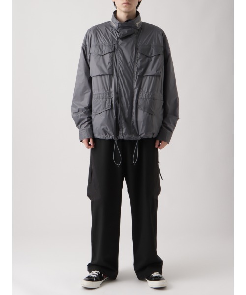 YDOT(ワイドット)の「【YDOT / ワイドット】 7DN LIGHTWEIGHT FIELD JACKET(ナイロンジャケット・メンズ・ブラック/グレー・MEDIUM/LARGE)」の12枚目の写真