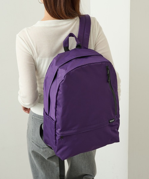 Healthknit Product（ヘルスニットプロダクト）の「【Healthknit Product】ヘルスニット 撥水ナイロン11pocketsリュック HKB-1156B（バックパック/リュック・メンズ・ブラック/パープル/ネイビー/オリーブ/ブルー/ラベンダー/ダークベージュ/グレイッシュベージュ/グレー・FREE）」の8枚目の写真