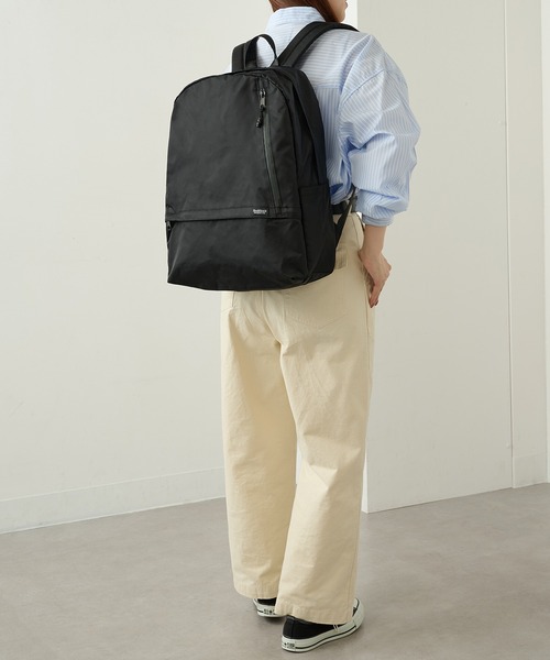 Healthknit Product（ヘルスニットプロダクト）の「【Healthknit Product】ヘルスニット 撥水ナイロン11pocketsリュック HKB-1156B（バックパック/リュック・メンズ・ブラック/パープル/ネイビー/オリーブ/ブルー/ラベンダー/ダークベージュ/グレイッシュベージュ/グレー・FREE）」の14枚目の写真