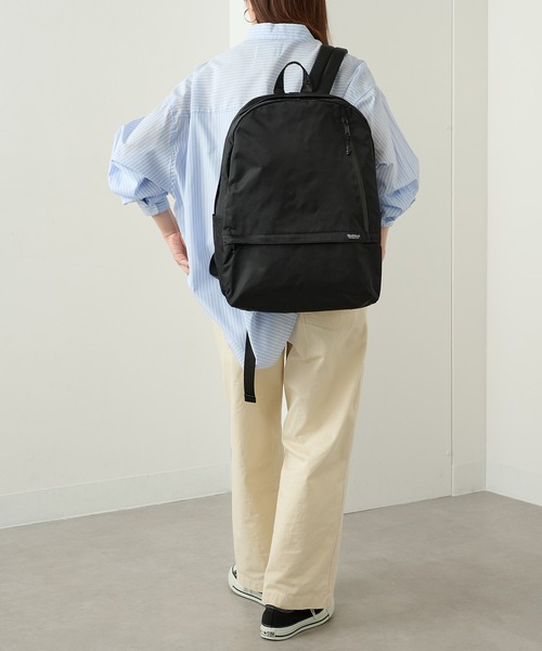 Healthknit Product（ヘルスニットプロダクト）の「【Healthknit Product】ヘルスニット 撥水ナイロン11pocketsリュック HKB-1156B（バックパック/リュック・メンズ・ブラック/パープル/ネイビー/オリーブ/ブルー/ラベンダー/ダークベージュ/グレイッシュベージュ/グレー・FREE）」の13枚目の写真