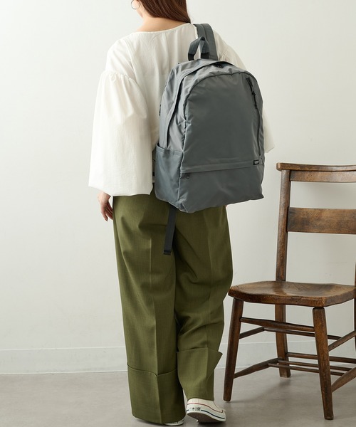 Healthknit Product（ヘルスニットプロダクト）の「【Healthknit Product】ヘルスニット 撥水ナイロン11pocketsリュック HKB-1156B（バックパック/リュック・メンズ・ブラック/パープル/ネイビー/オリーブ/ブルー/ラベンダー/ダークベージュ/グレイッシュベージュ/グレー・FREE）」の20枚目の写真