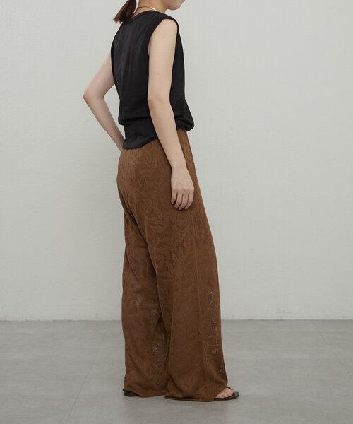 earthy（アーシー）の「レースニットパンツ（その他パンツ・レディース・ブラウン/ブラック・SMALL/MEDIUM）」の13枚目の写真