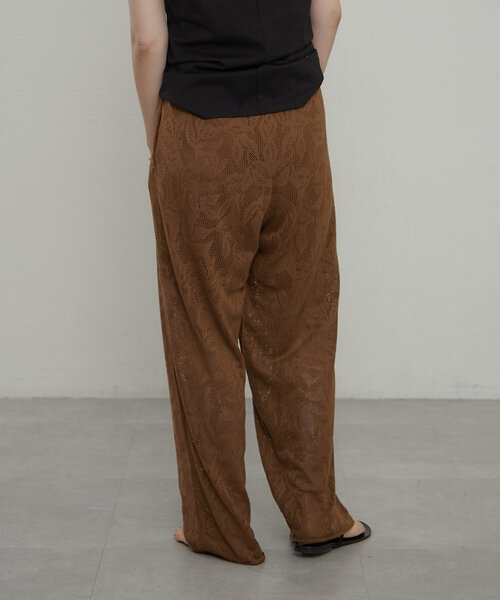 earthy（アーシー）の「レースニットパンツ（その他パンツ・レディース・ブラウン/ブラック・SMALL/MEDIUM）」の18枚目の写真