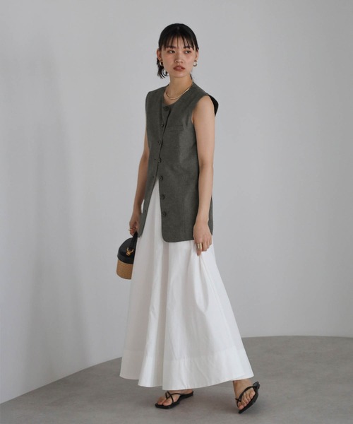 バイプリエ　スカート セール】high waisted flare skirt / ハイウエストフレア