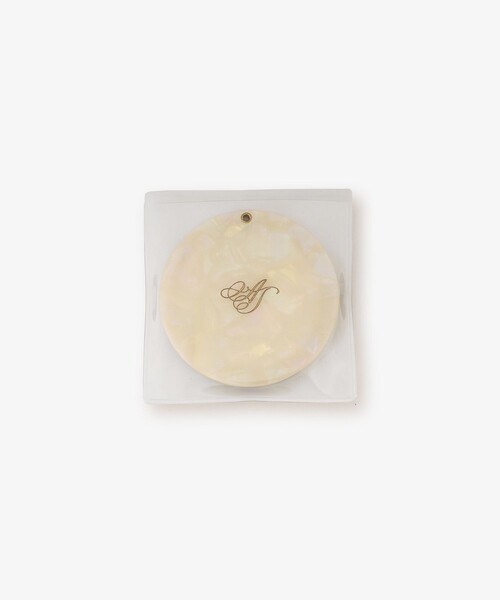 ケース付きロゴアセチミラー/ヴェロニカ・ハリム（手鏡/メイクミラー