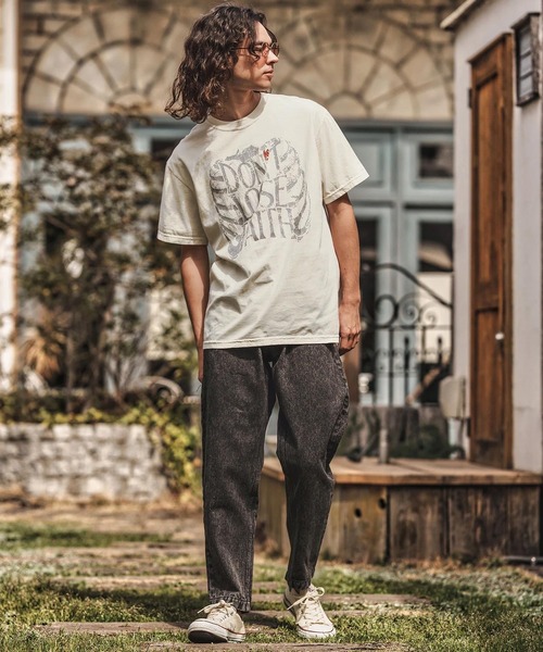 マナT mt9724- ピグメントTシャツ_Dont lose faith（Tシャツ