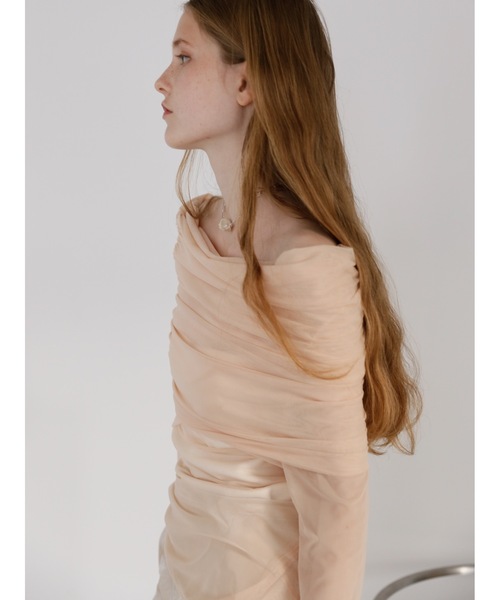 Katrin TOKYO(カトリーントーキョー)の「off shoulder sheer mesh tops(その他トップス・レディース・ベージュ系/カーキ/ブルー・FREE/XS)」の21枚目の写真