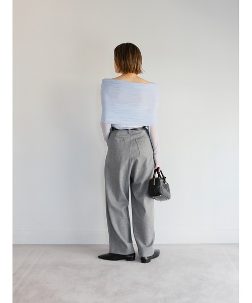 Katrin TOKYO(カトリーントーキョー)の「off shoulder sheer mesh tops(その他トップス・レディース・ベージュ系/カーキ/ブルー・FREE/XS)」の16枚目の写真