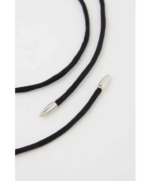 SLY（スライ）の「HEART CHARM CHOKER ハート チャーム チョーカー（チョーカー・レディース・ホワイト/ブラック・FREE）」の10枚目の写真