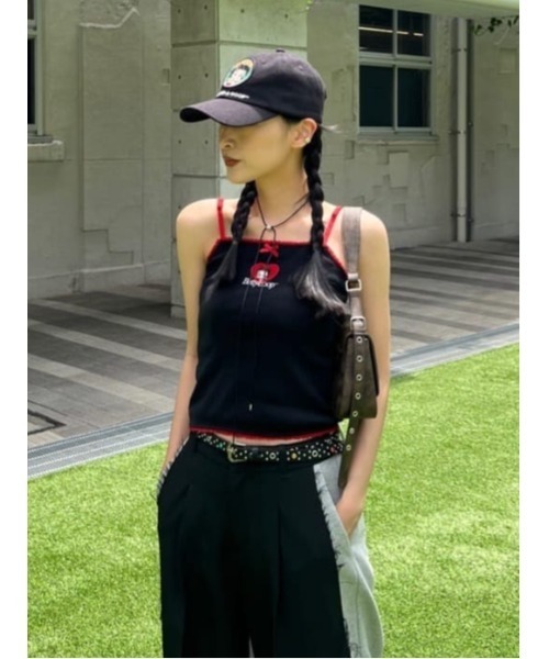 SLY（スライ）の「HEART CHARM CHOKER ハート チャーム チョーカー（チョーカー・レディース・ホワイト/ブラック・FREE）」の14枚目の写真