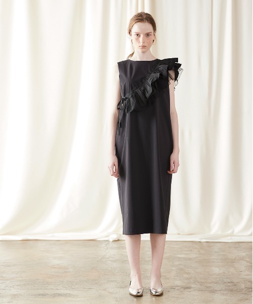 【25SS NEW】Max Mara_women / Isotta プリーツスリーブ ドレス Max Mara - グスタボ・モノグラム・ミニドレス をオンライン購入
