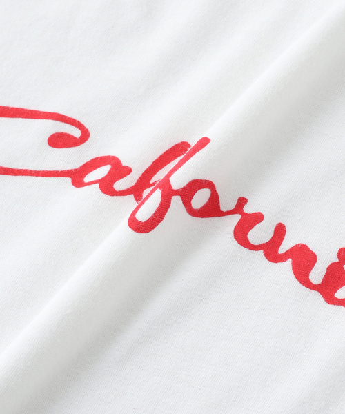 セール】ERL / イーアールエル UNISEX CALIFORNIA SIGNATURE T