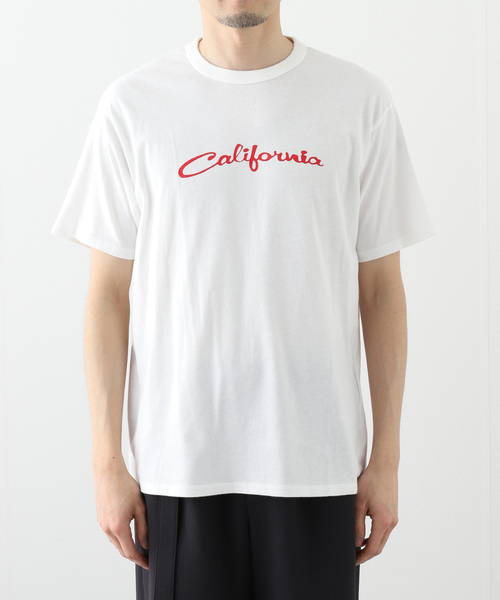 セール】ERL / イーアールエル UNISEX CALIFORNIA SIGNATURE T