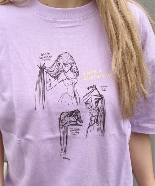 ディズニー　ラプンツェル　ビックプリントTシャツ 218TNG8s6VL._SY350_QL65_.jpg