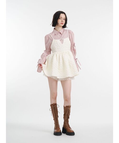 ジャガードキャミチュニック（チュニック）｜jouetie