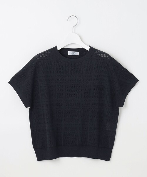 J.PRESS Ladies（J.プレス レディス）の「【洗える】メッシュ パターン ニット（ニット/セーター・レディース・ピンク系3/ネイビー系3/ライトグレー系3/ピーコックグリーン系3・SMALL）」の13枚目の写真