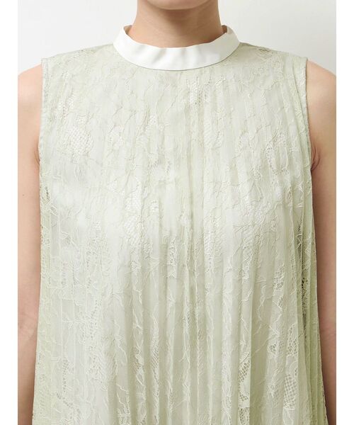 MERCURYDUO（マーキュリーデュオ）の「バイカラーレースプリーツミニワンピース（ワンピース・レディース・ミント/ブラック/オフホワイト・SMALL/MEDIUM）」の20枚目の写真