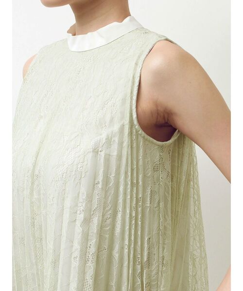 MERCURYDUO（マーキュリーデュオ）の「バイカラーレースプリーツミニワンピース（ワンピース・レディース・ミント/ブラック/オフホワイト・SMALL/MEDIUM）」の21枚目の写真