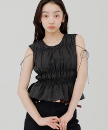 SENEE（セニー）の「shirring blouse（シャーリングブラウス）（シャツ/ブラウス）」