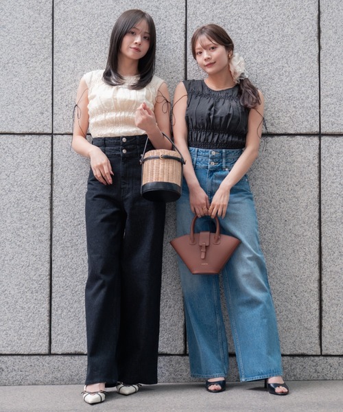SENEE（セニー）の「shirring blouse（シャーリングブラウス）（シャツ/ブラウス・レディース・グレー/ホワイト/ブラック/アイボリー・FREE）」の12枚目の写真