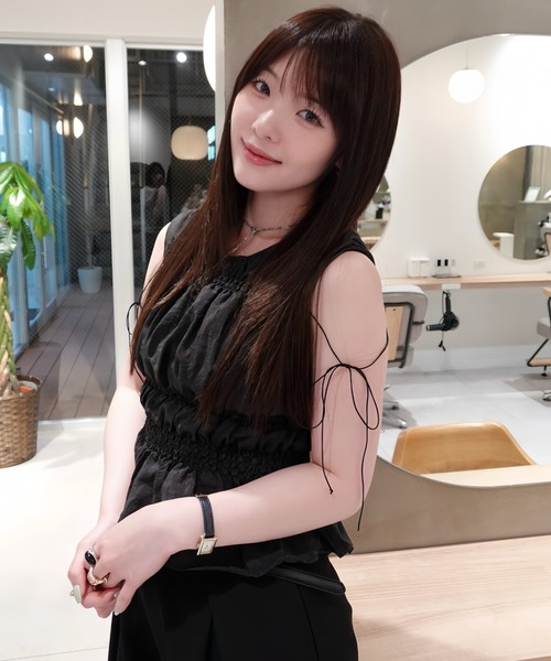 SENEE（セニー）の「shirring blouse（シャーリングブラウス）（シャツ/ブラウス・レディース・グレー/ホワイト/ブラック/アイボリー・FREE）」の21枚目の写真
