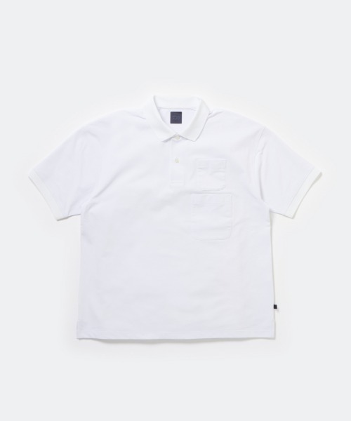 size L daiwa pier39 tech polo w/pocket 白 DAIWA PIER39 TECH POLO SHIRT W/POCKET S/S BE-37025