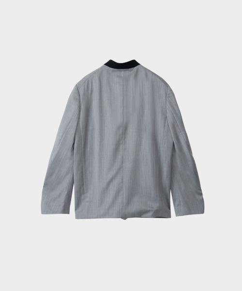 SUMMER WOOL NO COLLAR JACKET（ノーカラージャケット）｜CINOH