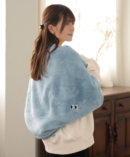 セール】モンスター 3way ブランケット 防寒 節電 ボア コンパクト