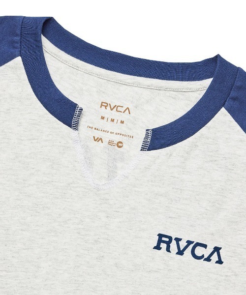 RVCA（ルーカ）の「RVCA レディース TAOS CROPPED RAGLAN ST Tシャツ 【2025年夏モデル】/ルーカラグランスリーブクロップド丈半袖Tシャツ（Tシャツ/カットソー・レディース・グレー/ブラウン系その他/ホワイト・SMALL/MEDIUM/LARGE）」の14枚目の写真