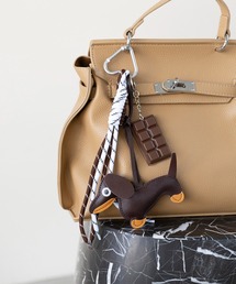 Merry Gem（メリージェム）の「【Merry Gem】ドッグモチーフチャーム ストラップ キーホルダー ダックスフンド シュナウザー 犬 イヌ KNF-TP（キーホルダー）」