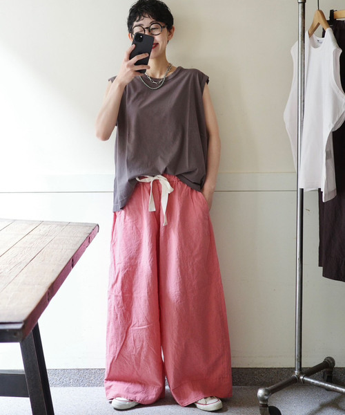 JOURNAL STANDARD LUXE(ジャーナルスタンダード ラックス)の「【Dolly's CLOSET】TANK(タンクトップ・レディース・チャコールグレー/ピンク系その他・FREE)」の3枚目の写真