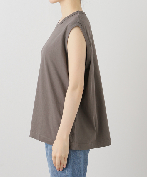 ジャーナルスタンダードラックス　TANK TOP★グレー セール】スワイジャージー ドロッププルオーバー（Tシャツ