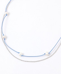 GLOBAL WORK（グローバルワーク）の「紐淡水パール2連ネックレス/490060（ネックレス）」