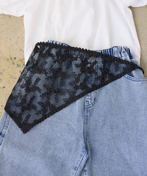 CIAOPANIC TYPY（チャオパニックティピー）の「【KIDS】レースバブーシュカ（カチューシャ・キッズ・ホワイト/ブラック・ONE SIZE）」の8枚目の写真