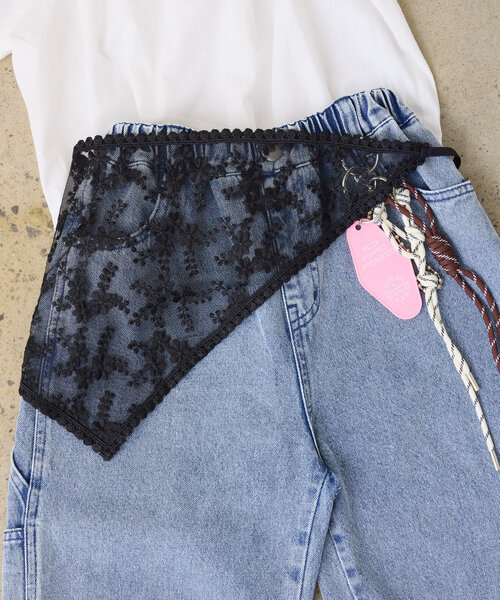 CIAOPANIC TYPY（チャオパニックティピー）の「【KIDS】レースバブーシュカ（カチューシャ・キッズ・ホワイト/ブラック・ONE SIZE）」の7枚目の写真