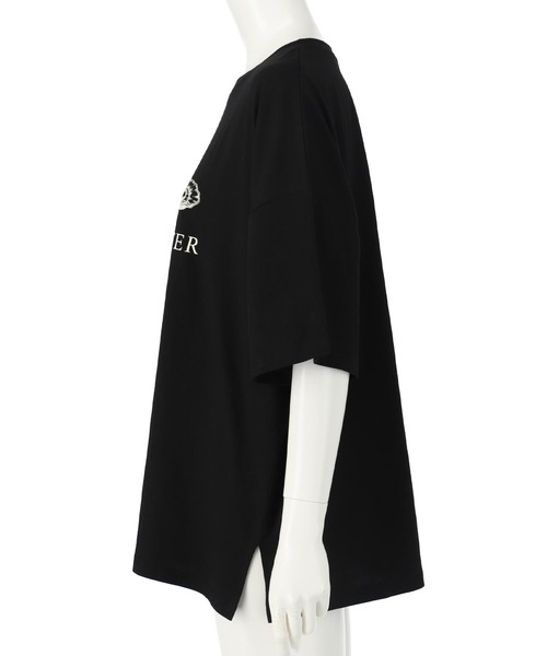anap mimpi(アナップミンピ)の「オイスタープリント半袖オーバーサイズTシャツ(Tシャツ/カットソー・レディース・キナリ/オートミール/ブラック・FREE)」の14枚目の写真