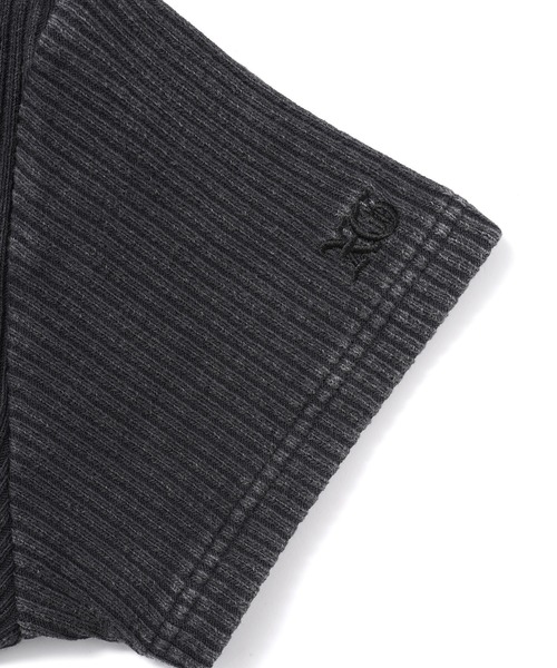 X-girl(エックスガール)の「FADED WOVEN MIX TOP(ポロシャツ・レディース・ブルー/ブラック/ブラウン・S/M)」の6枚目の写真