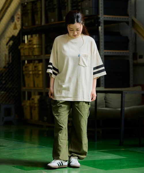 GORDON MILLER(ゴードンミラー)の「REMI RELIEF GORDON MILLER別注 S/S Tシャツ(Tシャツ/カットソー・メンズ・チャコールグレー/オフホワイト・M/L)」の5枚目の写真