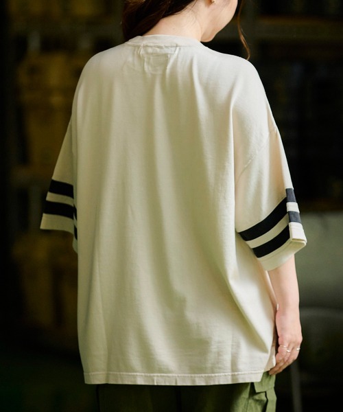 GORDON MILLER(ゴードンミラー)の「REMI RELIEF GORDON MILLER別注 S/S Tシャツ(Tシャツ/カットソー・メンズ・チャコールグレー/オフホワイト・M/L)」の4枚目の写真