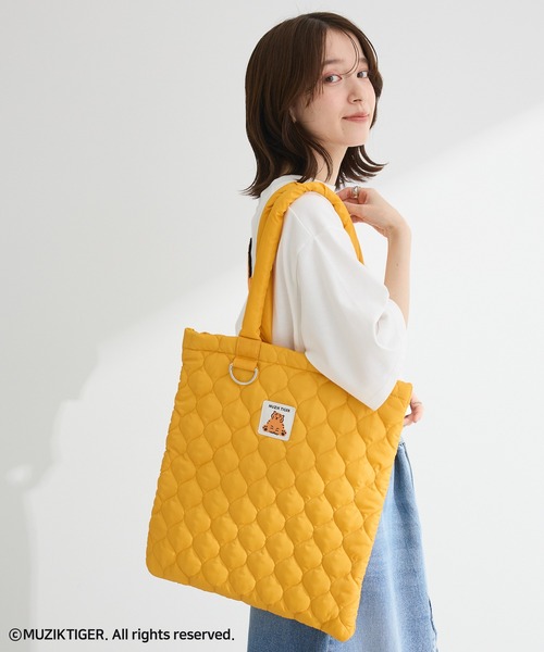 セール】ムジークタイガー/カラーキルトトートBAG（トートバッグ