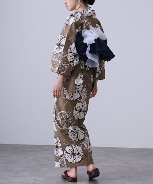 セパレート 二部式 】二部式浴衣 1人で着られる セパレート 洗える 綿