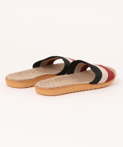 and it_（アンドイット）の「マルチボーダーベルトジュートサンダル（サンダル・レディース・ブラウン/ネイビー/レッド・MENS/M/L）」の4枚目の写真